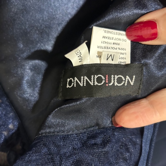 Navy Special Occasion/Prom Dress - Picture 4 of 5